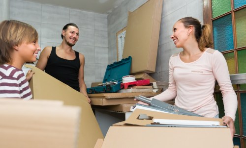 Student storage options in Gospeloak for boxes and suitcases