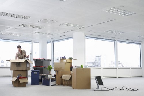 Business furniture being placed into storage in Gospeloak